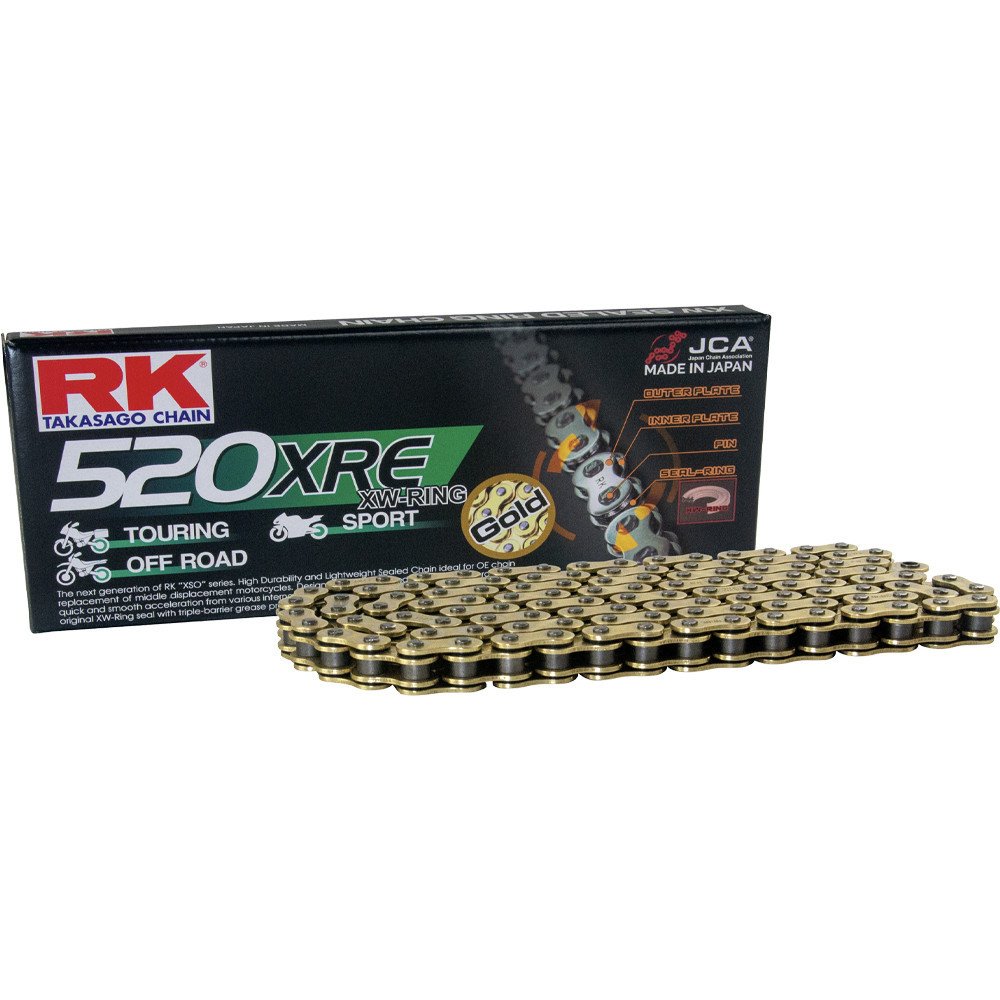 RK CHAIN 520XRE-112 CLF GOLD