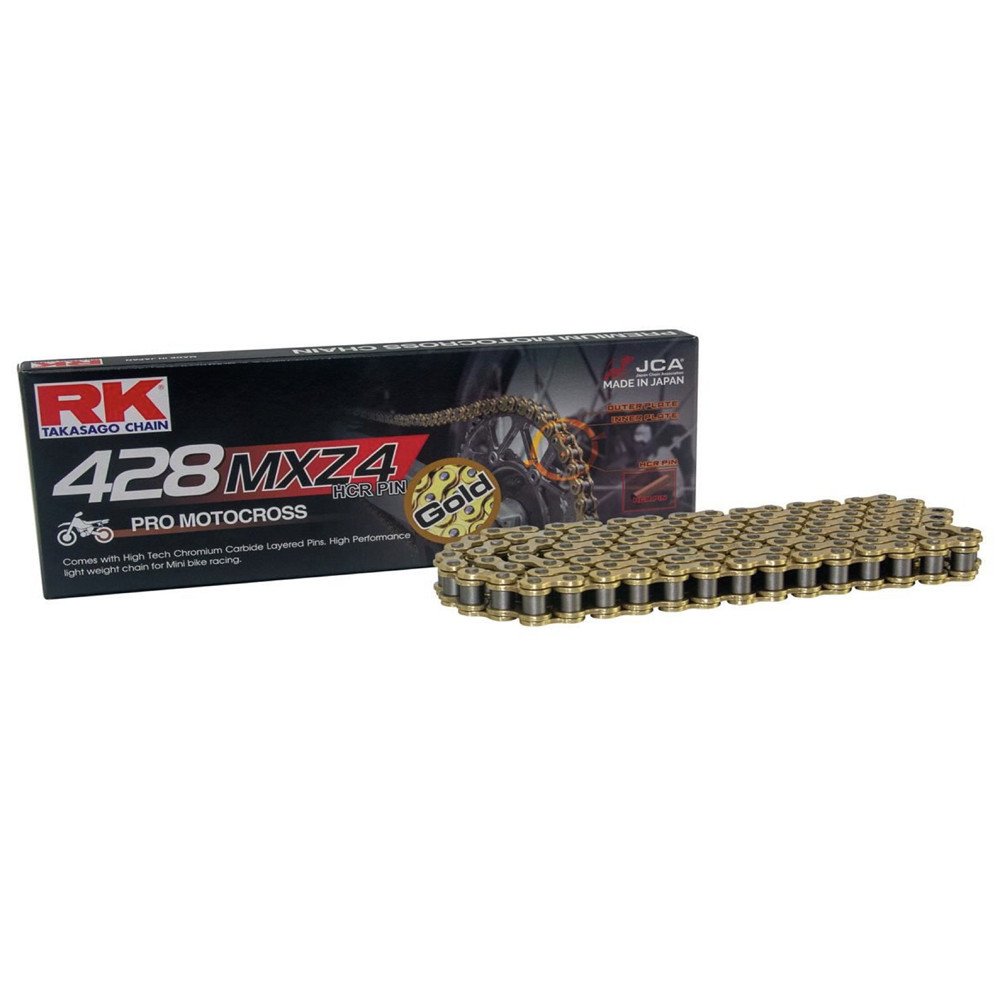 RK CHAIN 428MXZ4-124 CL GOLD