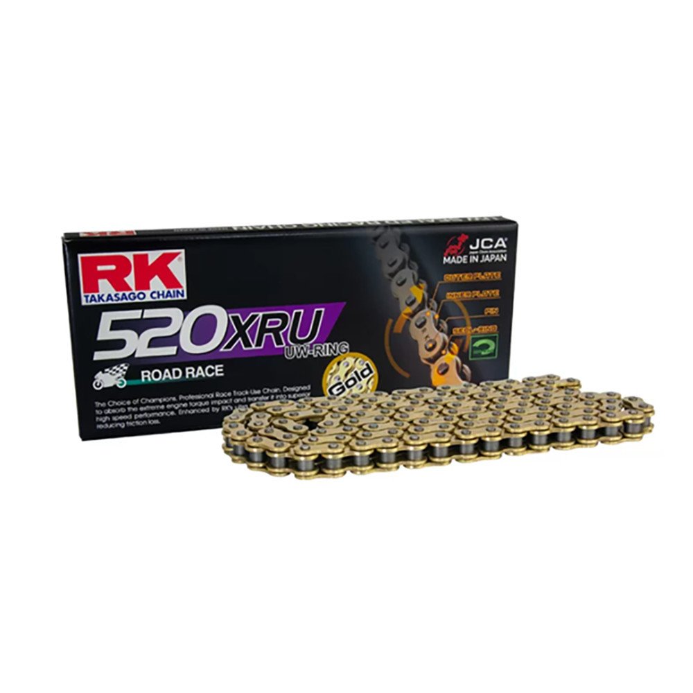 RK CHAIN 520XRU-122 CLF GOLD