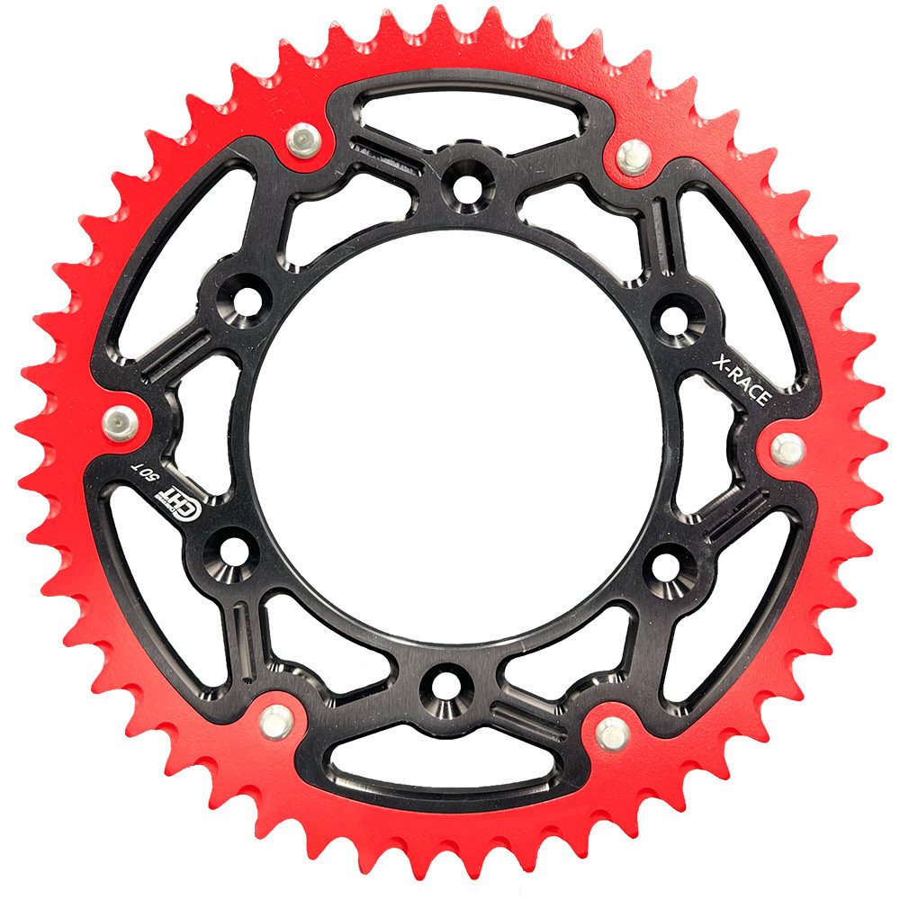 Rear Sprocket 2158-48 X-RACE Red-Bk