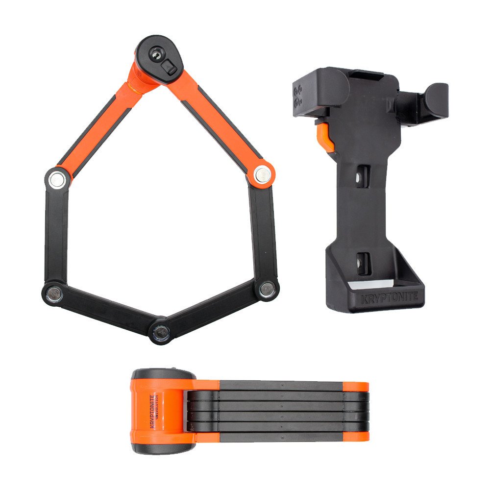 Kryptonite Foldable lock EVOLUTION 790 - black orange