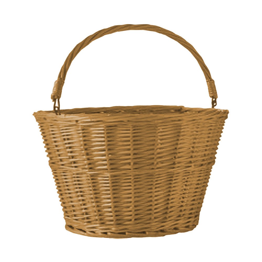 Easy Front basket WICKER WITH HANDLE - natural