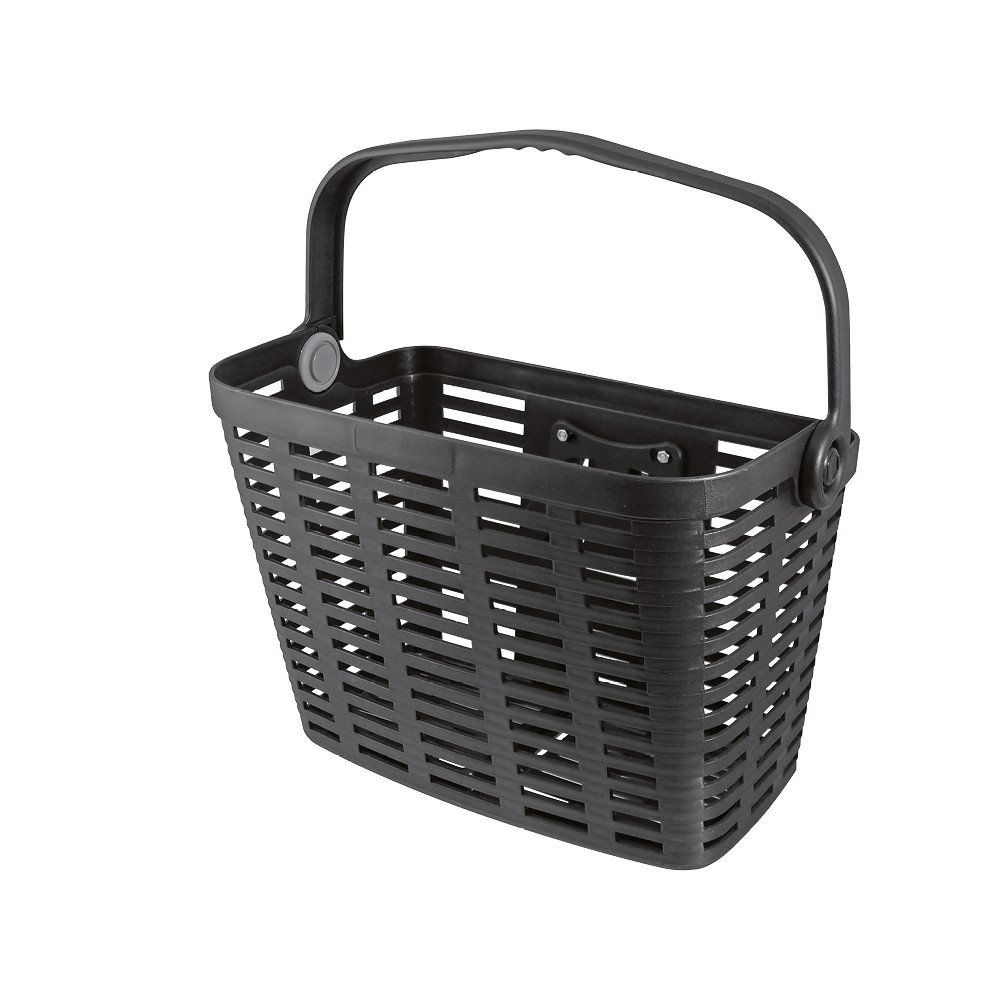 Easy Front basket PLASTIC CLIP - black