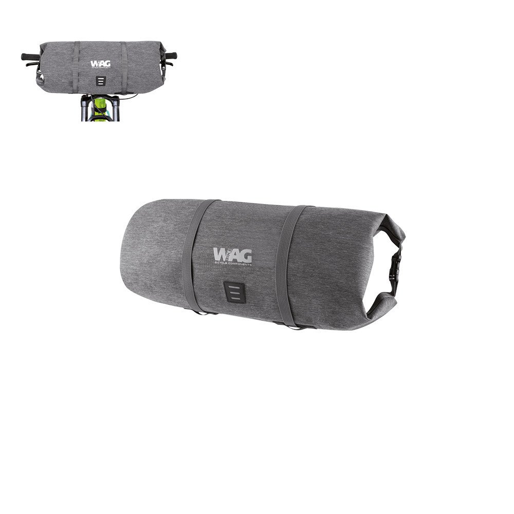 Wag Borsa bikepacking ANTERIORE - grigio