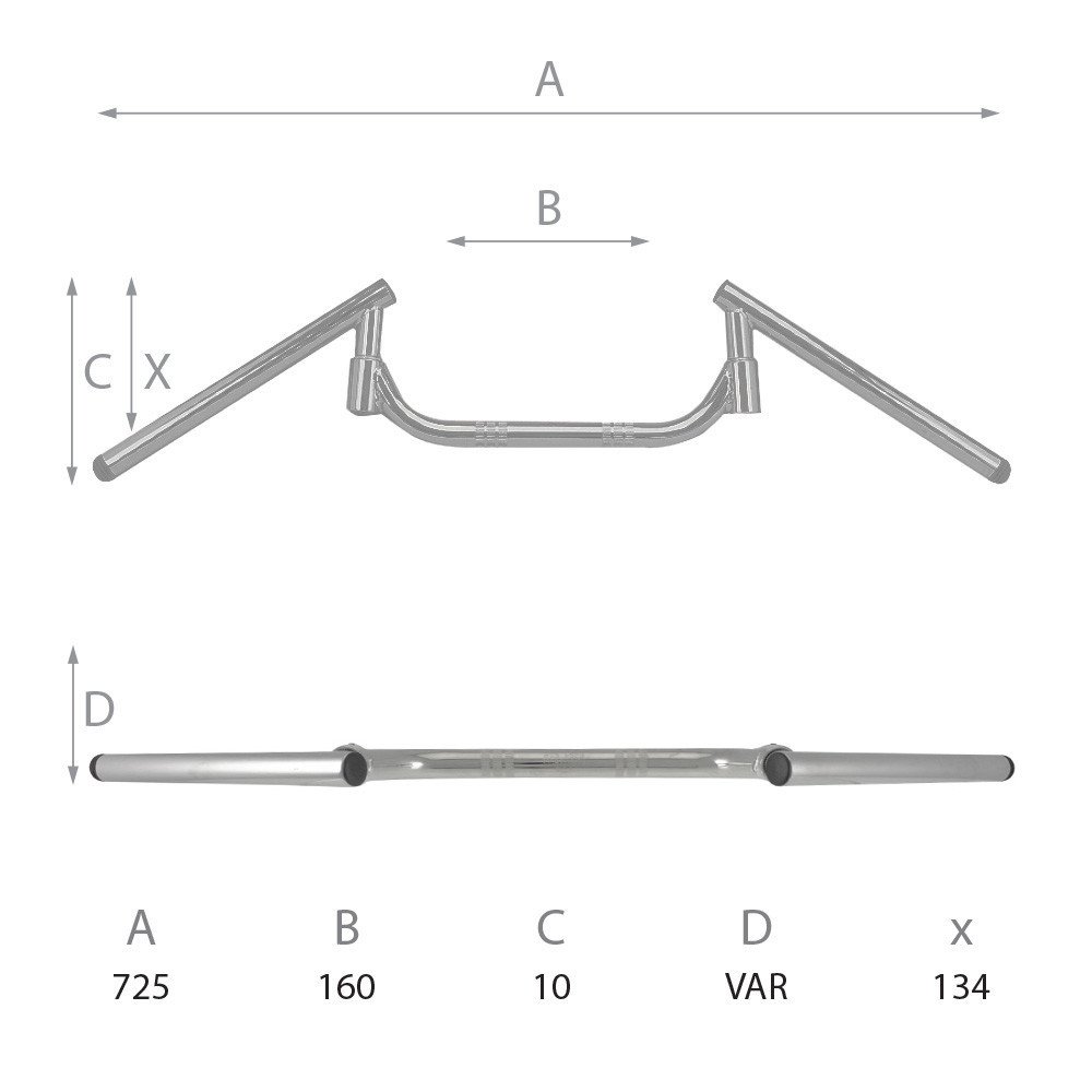 Domino Domino Road Handlebar L - 725mm