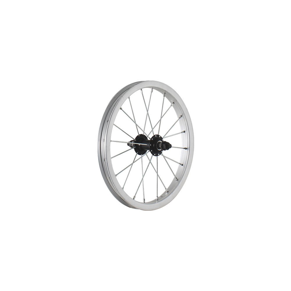 Easy Front wheel JUNIOR 14x1,75 - Axle 3/8, cup and cone, steel hub, aluminium rim