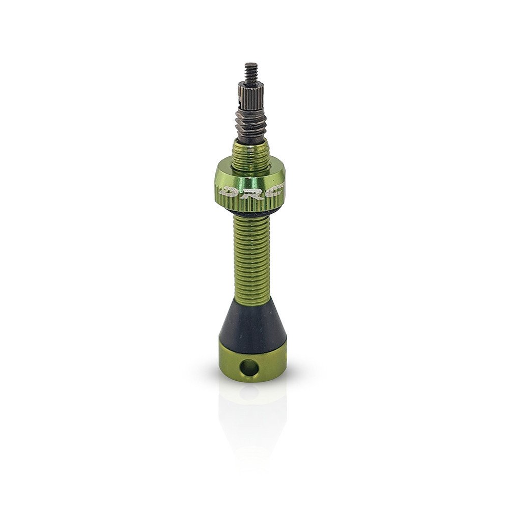 DRC Tubeless Ergal Valve - 40 mm, green