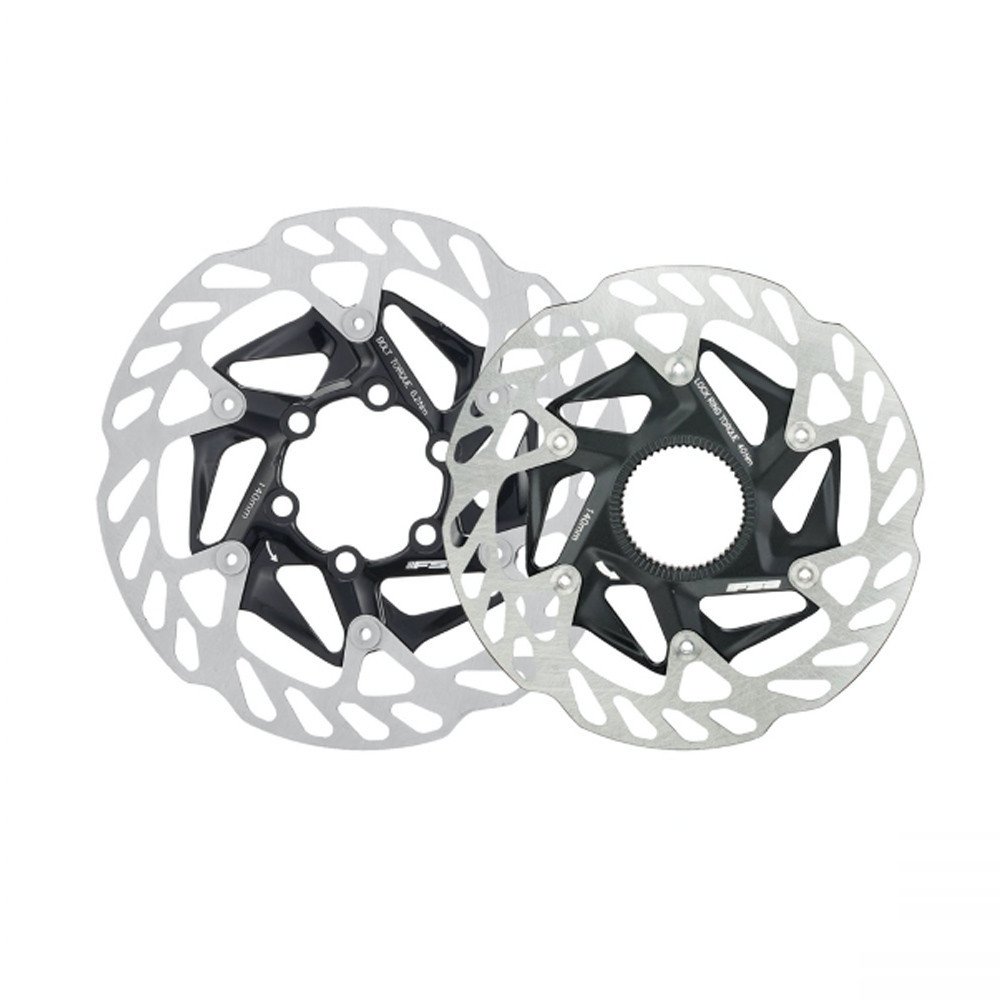 Fsa Disc rotor K-FORCE WE 6 bolts - 140 mm, black silver