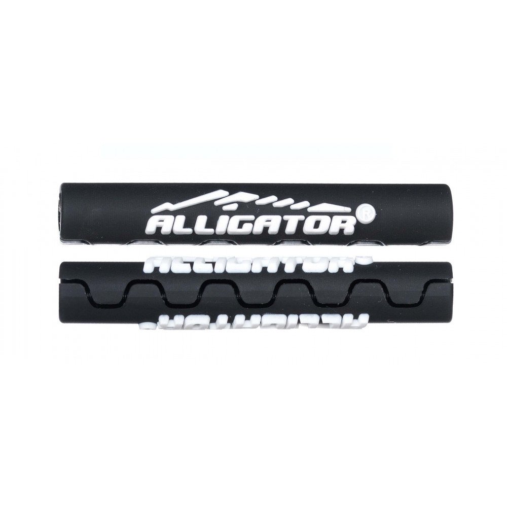 Alligator Silicone housing 4mm - black, 6 pcs