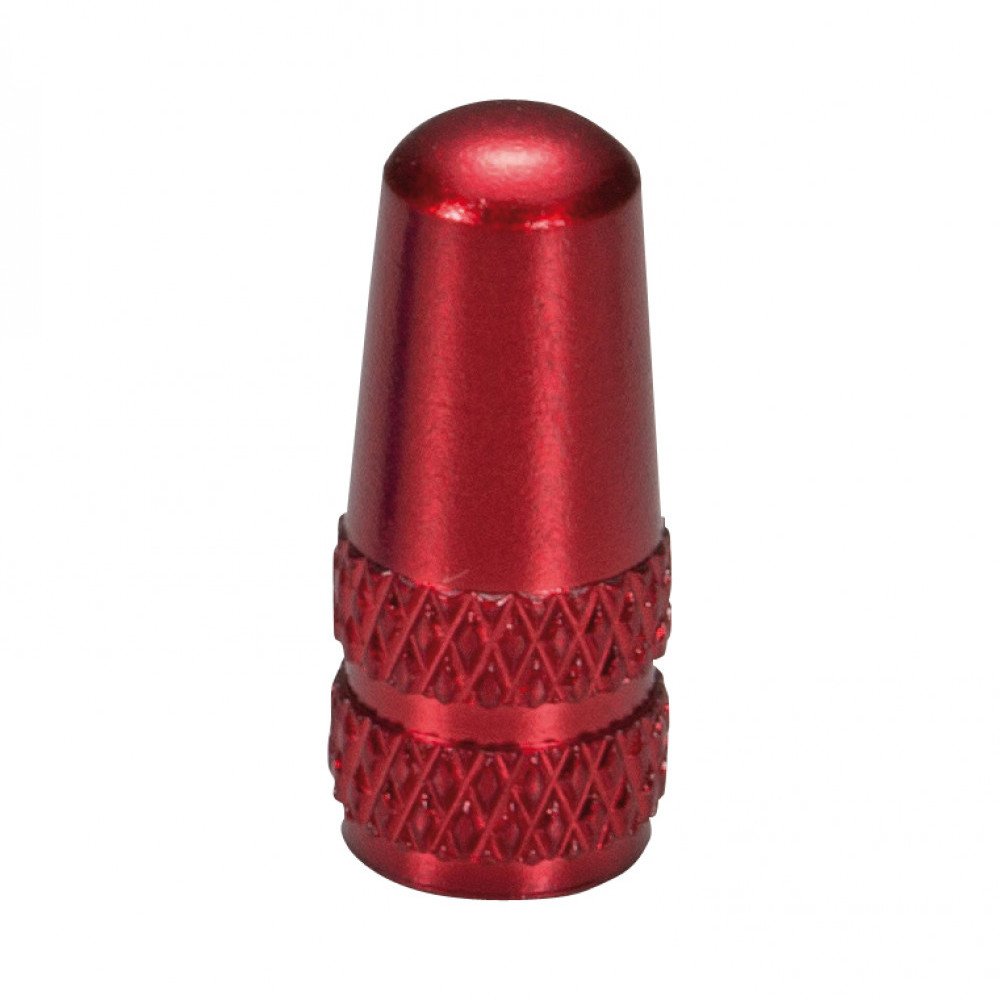 Alligator Pair of valve cap PRESTA ALUMINIUM - Red