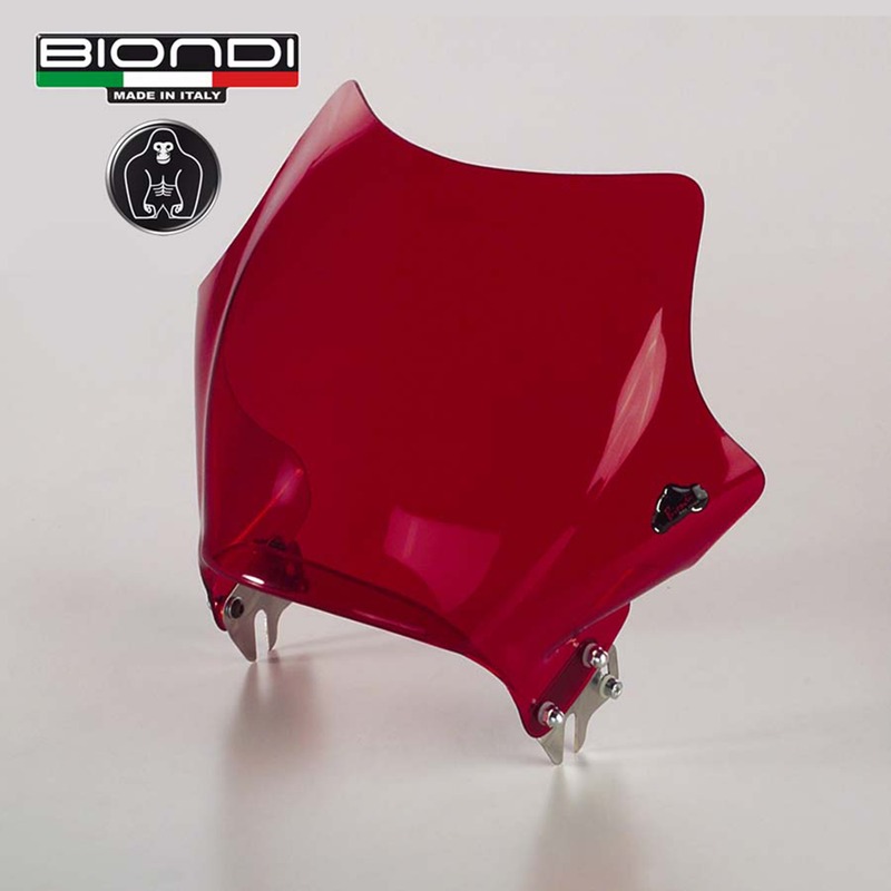 BIONDI CUPOLINO MOTO MOD.DARK ROSSO