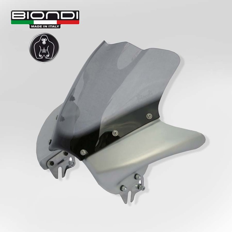 BIONDI WINDSHIELD METAL DARK BLACKBLACK BRIGHT HIPS