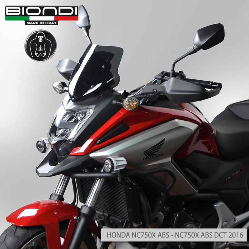 BIONDI WINDSHIELD HONDA NC 750 X ABS16- DARL SMOKE HIGH