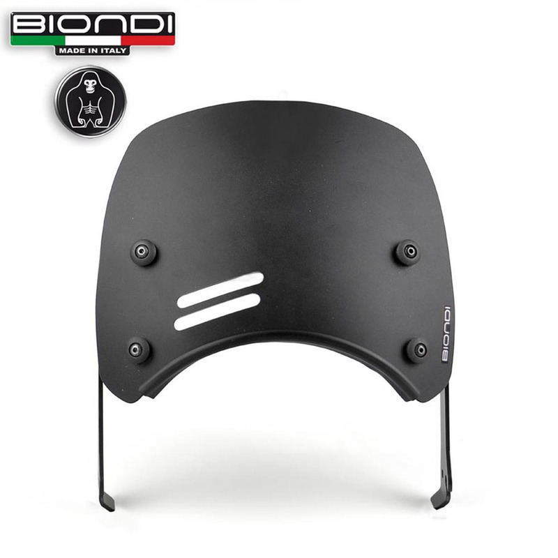 BIONDI WINDSHIELD DUCATI SCRAMBLER800 23- BLACK SATIN - CAFFE