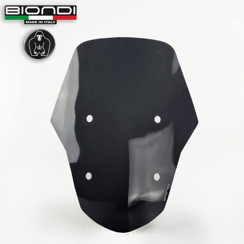 BIONDI WINDSHIELD GUZZI V100 STELVIO24- FUME\' SCURO