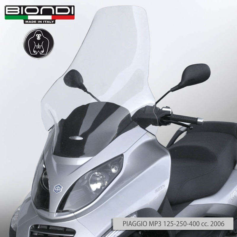 BIONDI WINDSCREEN CLUB PIAGGIOMP3 125.250.400.500