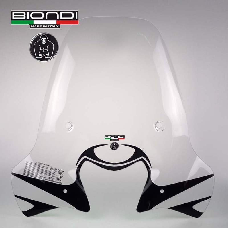 BIONDI WINDSCREEN SH 300 FAROSHAPED WITH SCREEN PRINTING