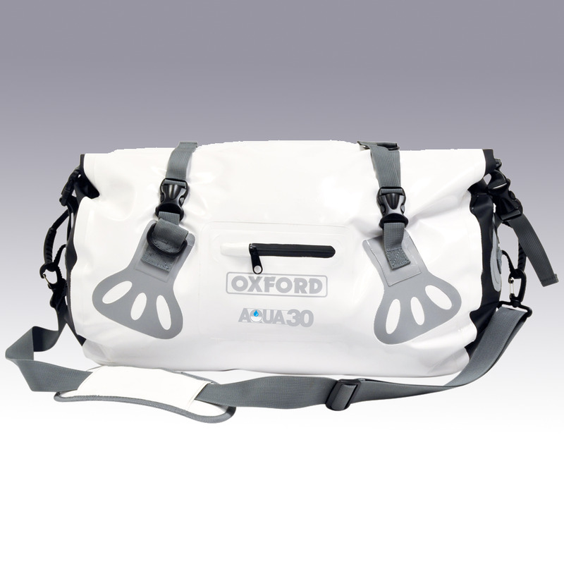 OXFORD AQUA T-30 ROLL BAG - WHITE/GREY