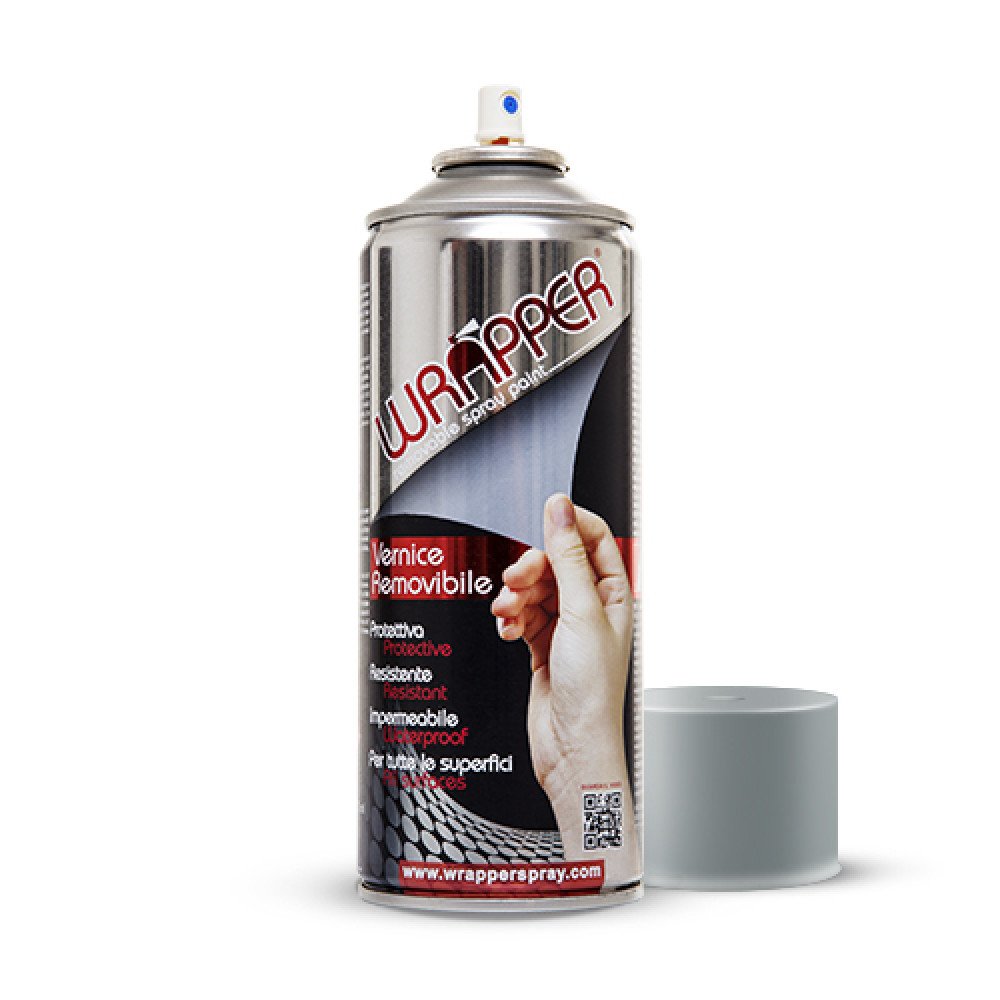 Wrapperspray Wrapper Removable spray paint Silver Grey 400ml