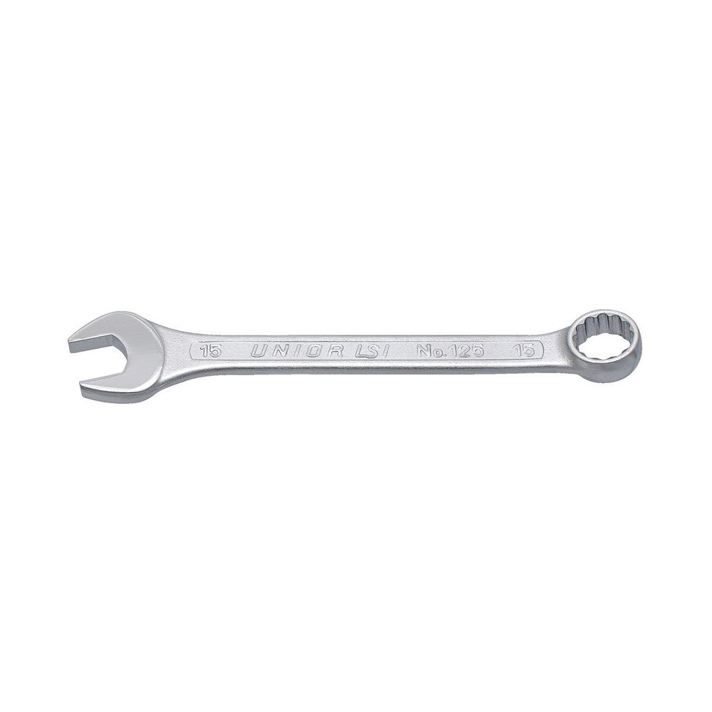 Unior Combination wrench, short type 125/1 - 24 mm