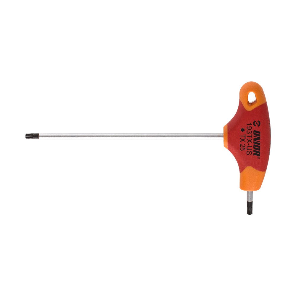 Unior TORX profile screwdriver with T-handle 193TX-US - TX 25