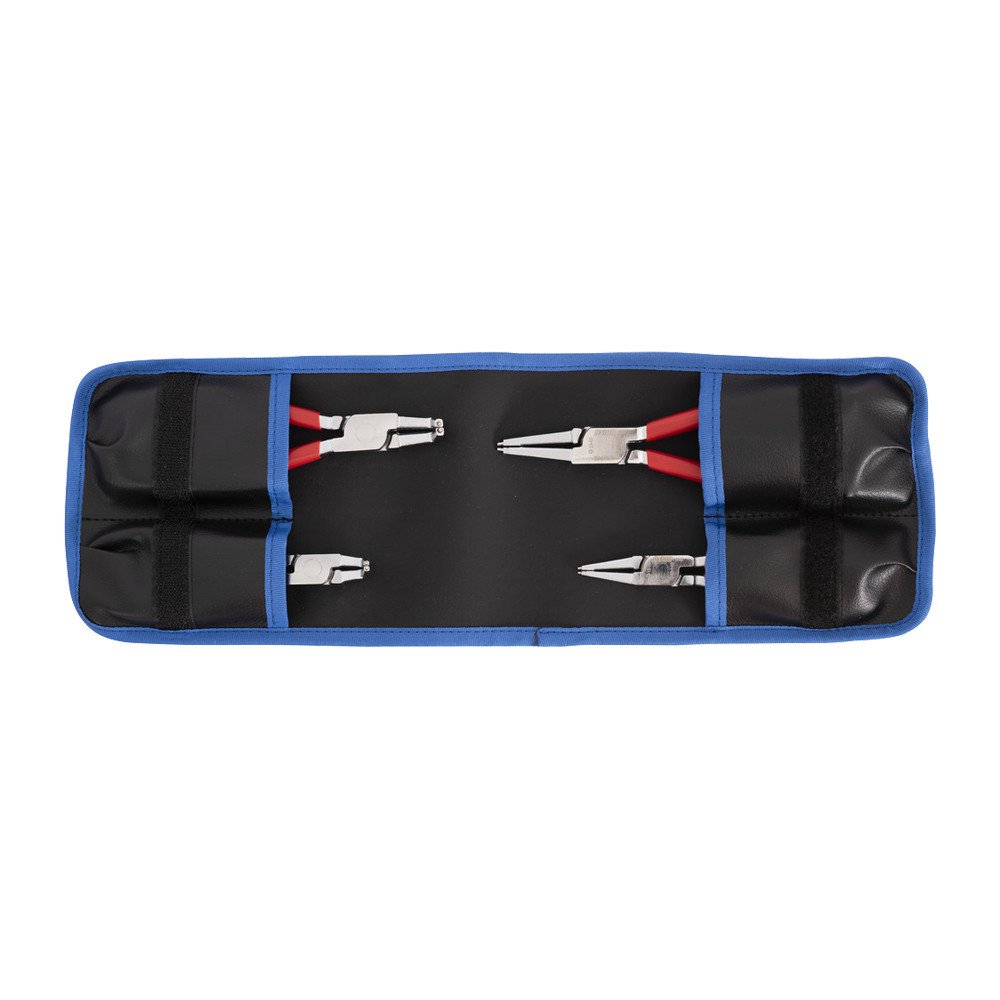 Unior Pliers set in bag 539/1PRCT for nternal lock rings / seeger / circlip (4 pieces) - for 12-25 mm e 19-60 mm circlip