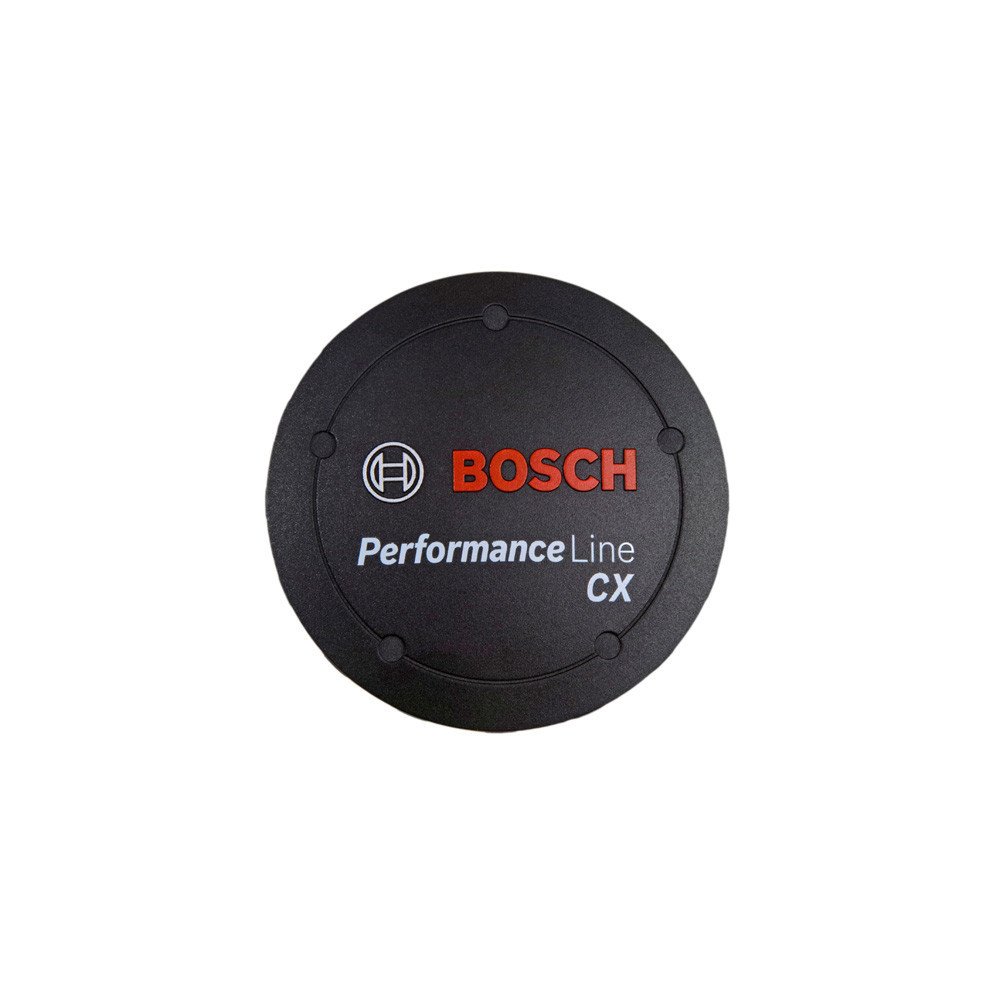 Bosch Copertura con logo Performance CX nero. Con coperture montate.