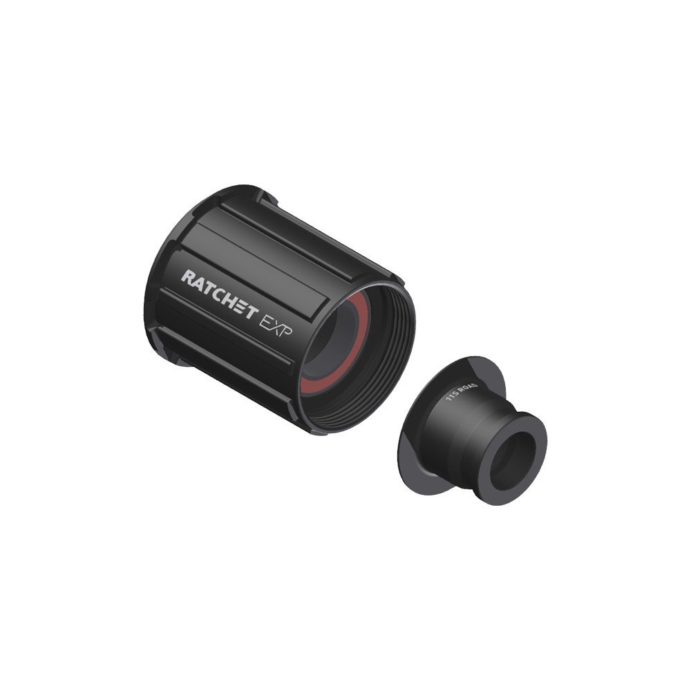 Dtswiss Kit corpetto Road RATCHET EXP + end cap DX - Shimano 11v alluminio, cuscinetti acciaio