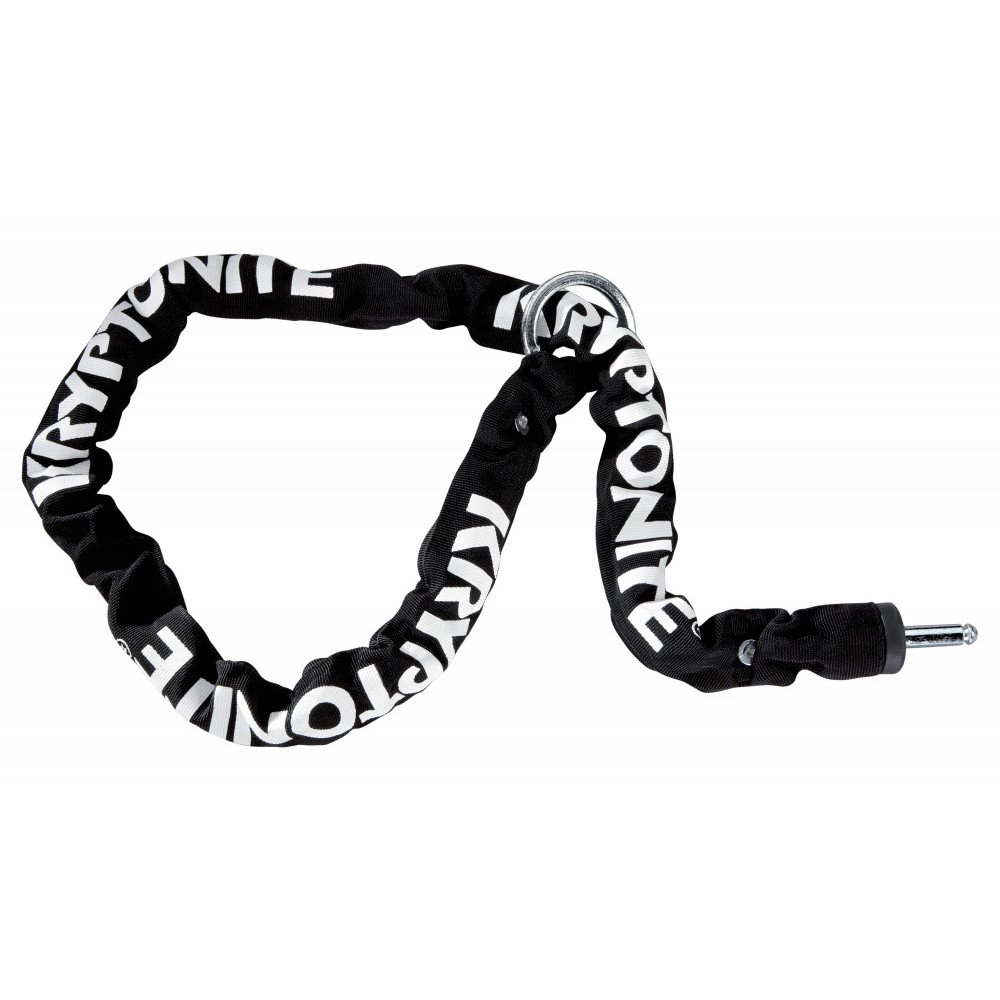 Kryptonite Chain PLUG-IN with ring lock - black