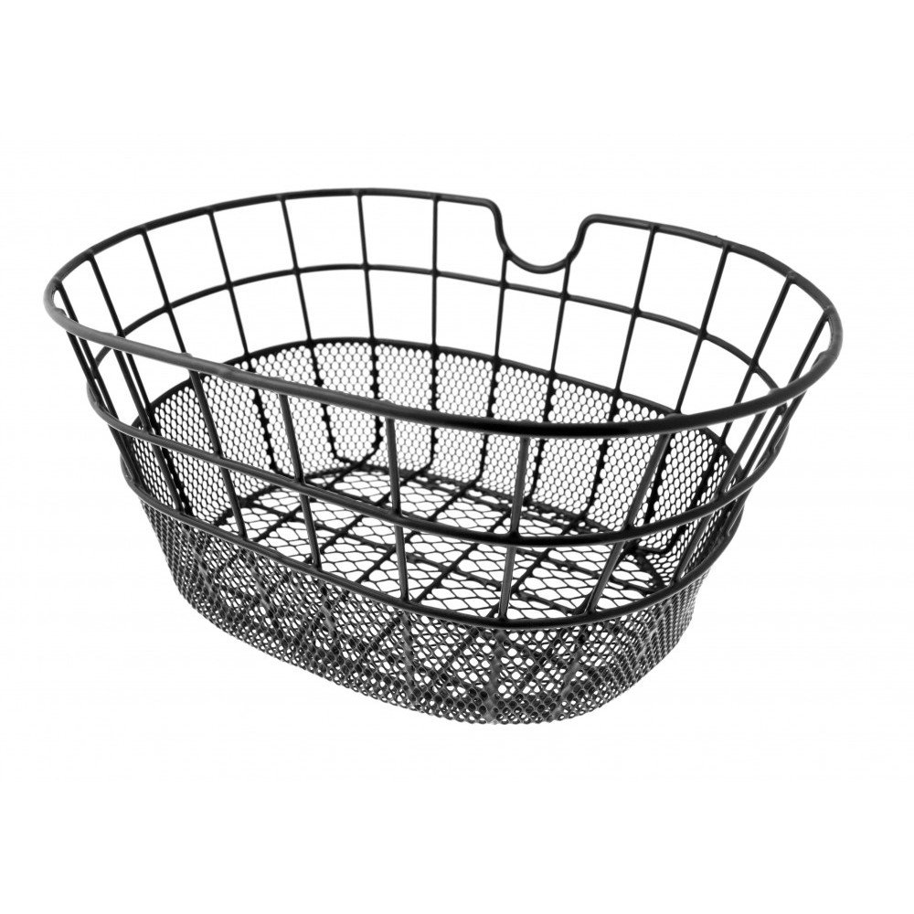 Easy Front basket DOUBLE MESH - black