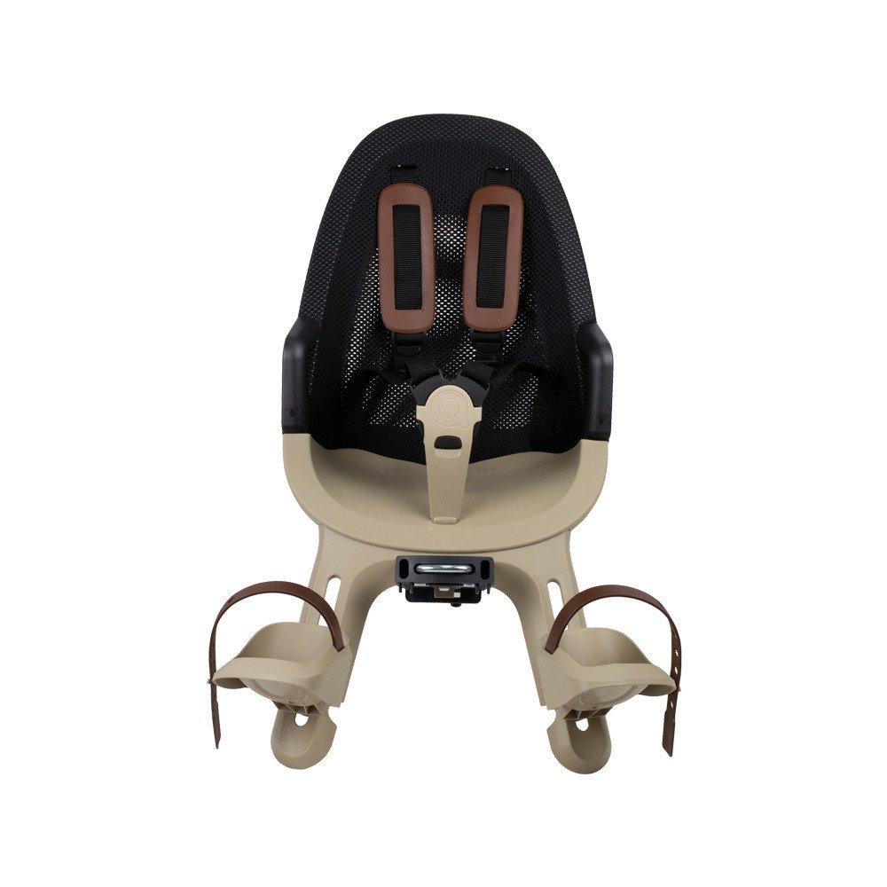 Qibbel Front child bike seat AIR FRONT - black cappuccino