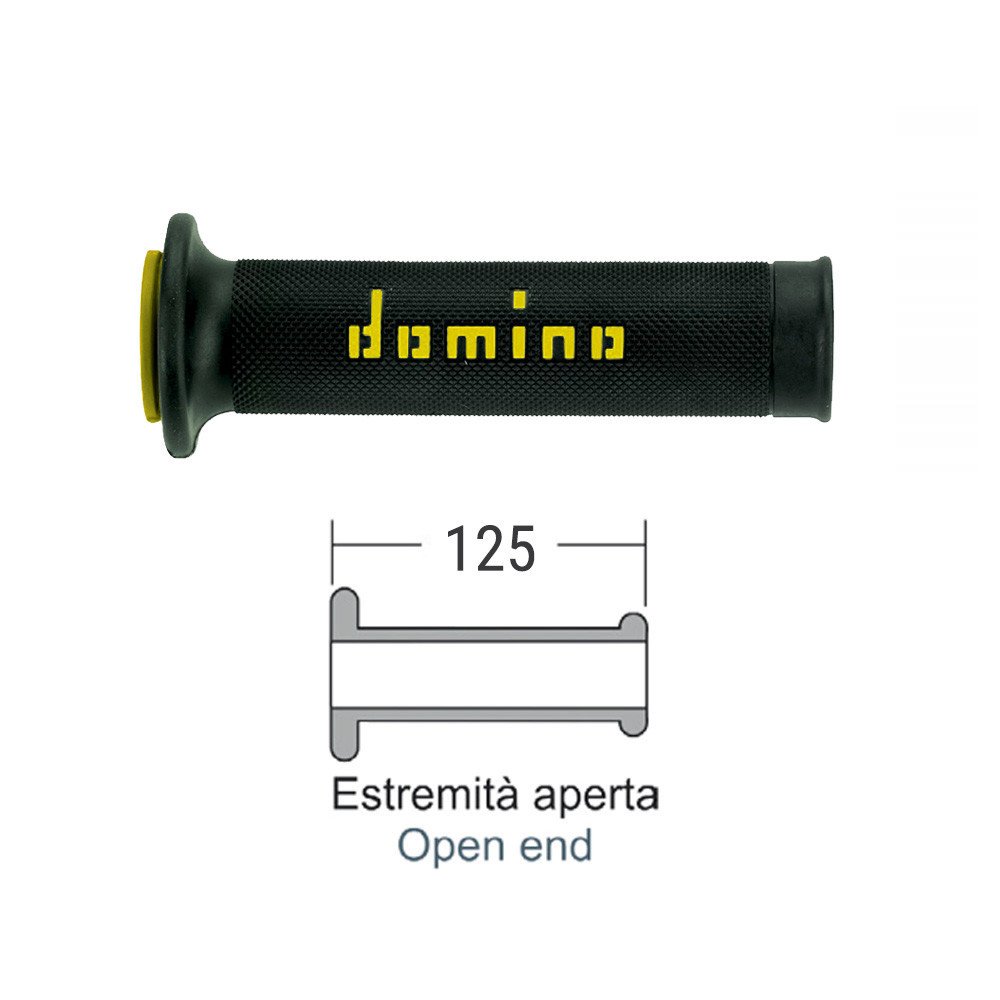 Domino DOMINO Black/yellow road grips