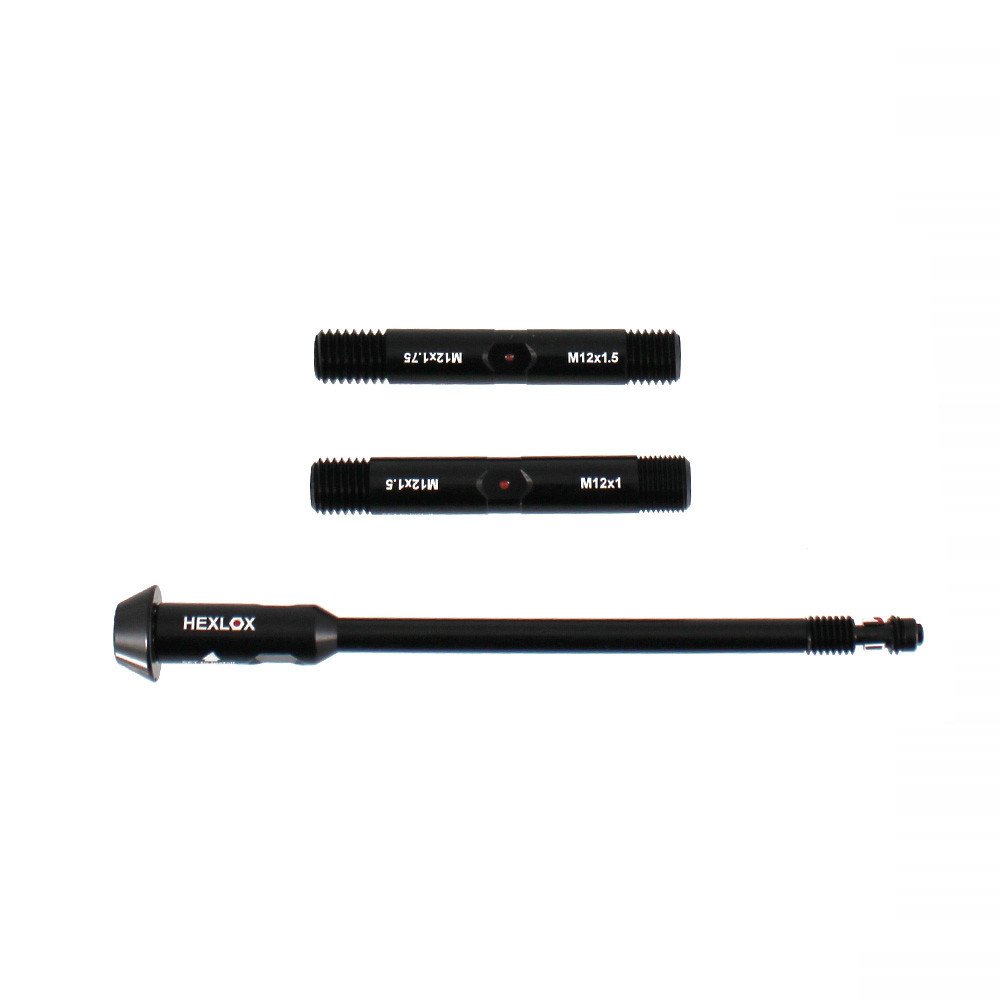 Hexlox Universal Thru axle12 Rear Black