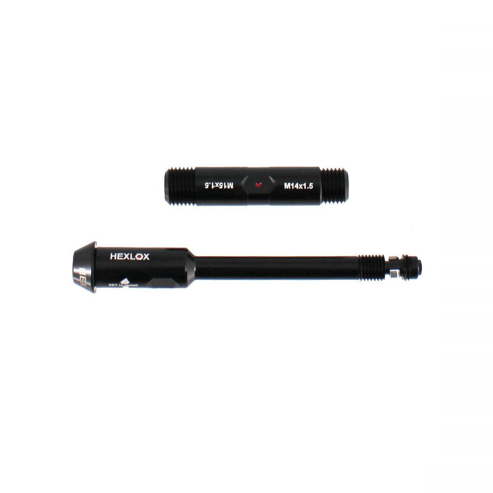 Hexlox Universal Thru axle15 Front Black