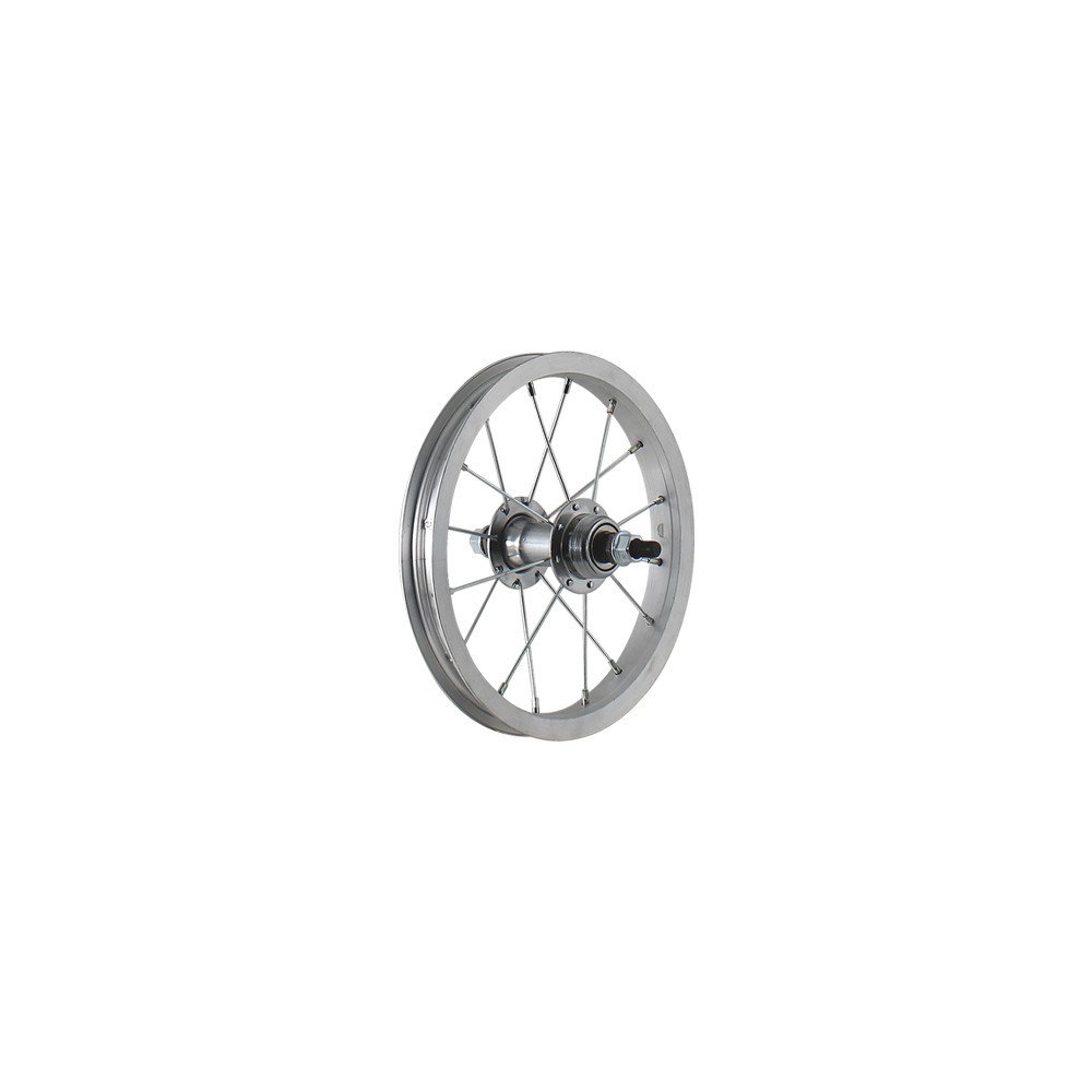 Easy Rear wheel threaded JUNIOR 12x1,75 - Axle 3/8, cup and cone, steel hub 1s, aluminium rim