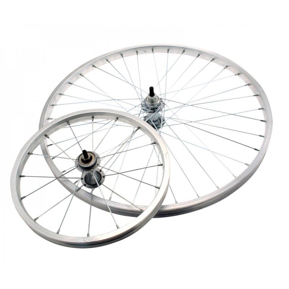 Easy Front wheel TYPE R (Rod brake) 26x1 1/2 - Axle 3/8, cup and cone, steel hub, steel rim