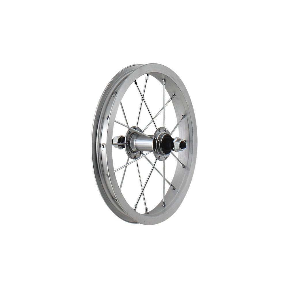 Easy Front wheel JUNIOR 12x1,75 - Axle 3/8, cup and cone, steel hub, aluminium rim