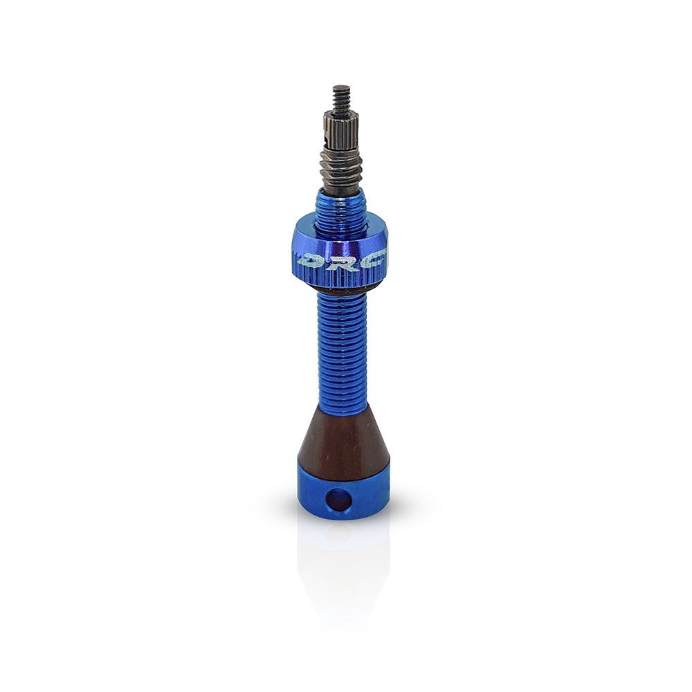 DRC Tubeless Ergal Valve - 40 mm, blue