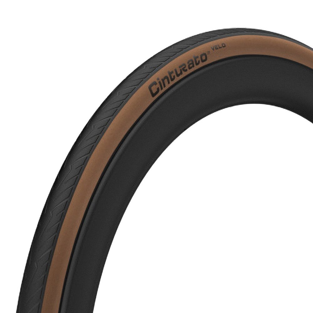 Pirelli Tyre CINTURATO VELO TLR - 700x28, black brown (classic), Armour tech 