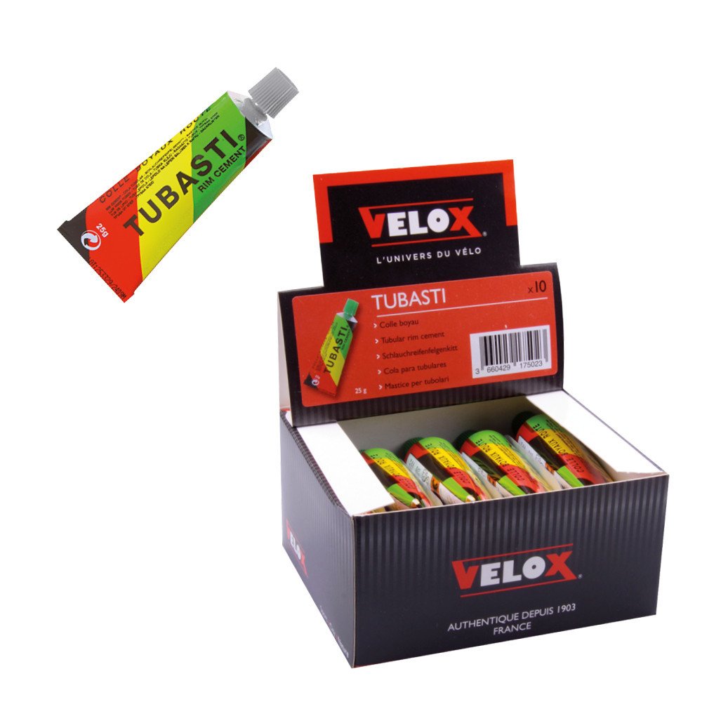 VELOX Tubasti rim cement, box of 10 tubes of 25gr