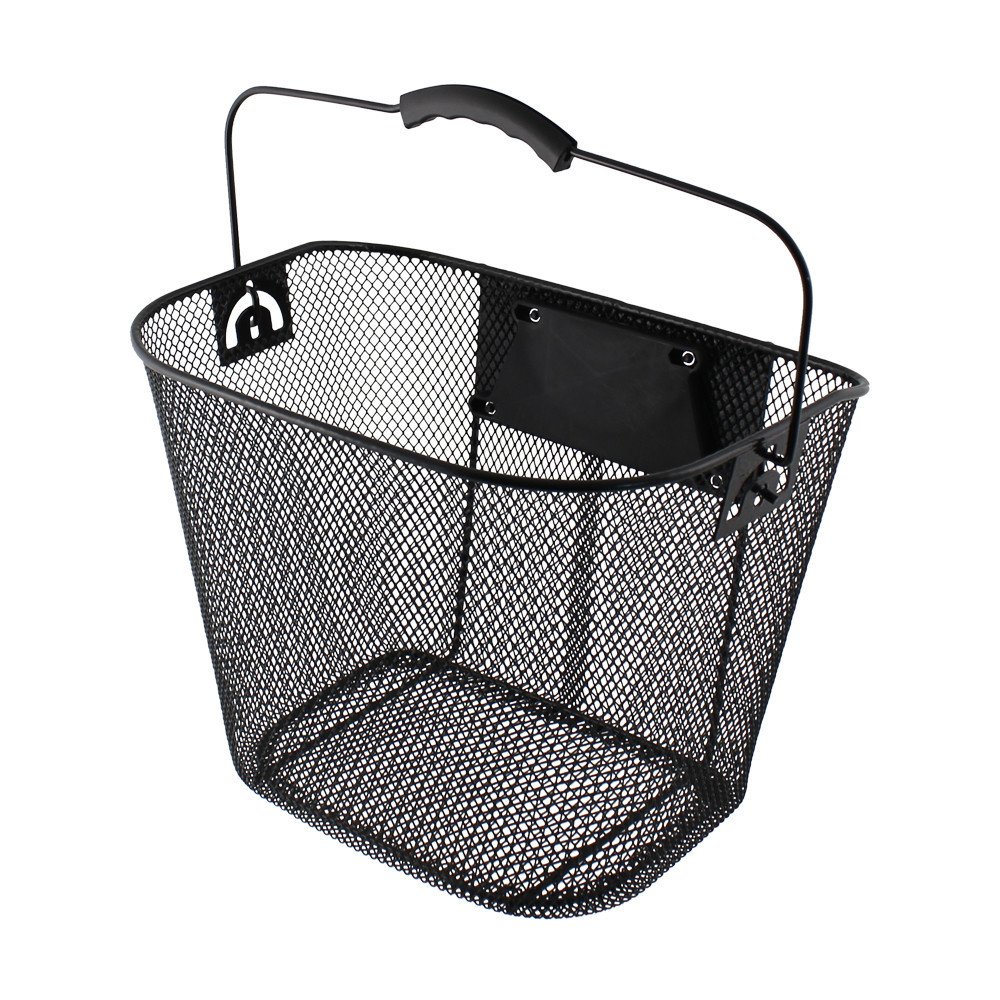 Easy Front basket BASIC WITH CLIP - black