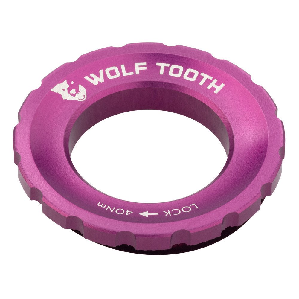 Wolftooth CENTERLOCK ROTOR LOCKRING - EXTERNAL SPLINE, PURPLE