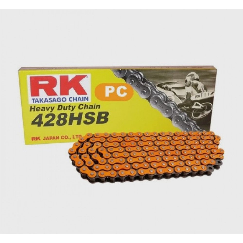 Rk Chain RK CHAIN 428HSB-140 CL ORANGE