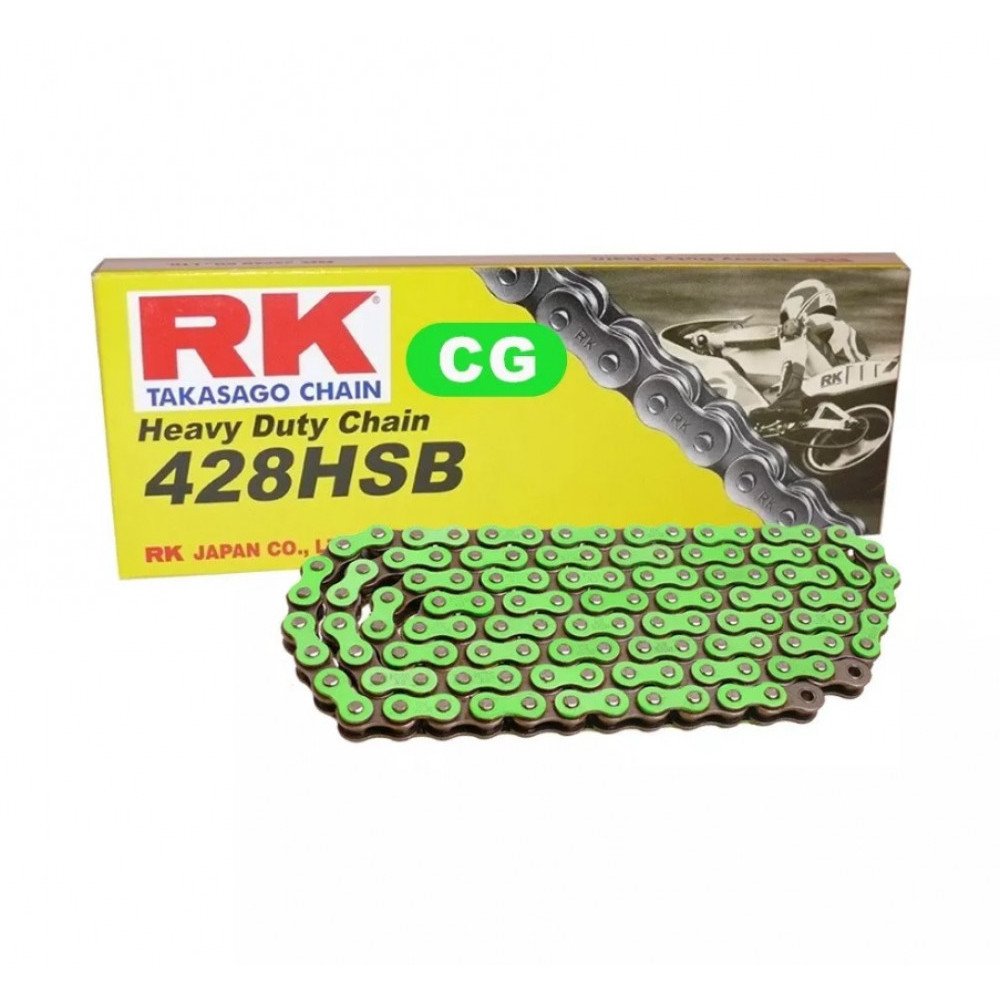 Rk Chain RK CHAIN 428HSB-140 CL GREEN