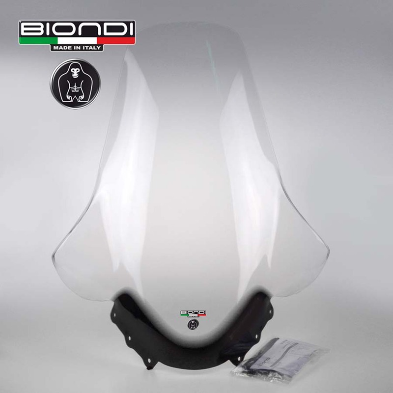 BIONDI PARABREZZA CLUB SUZUKI BURGMAN125.200, ATTACCHI COMPRESI