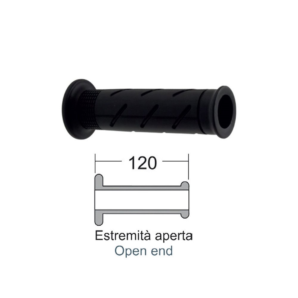 Domino DOMINO Black grips Honda Sh 300cc/Interga 700cc