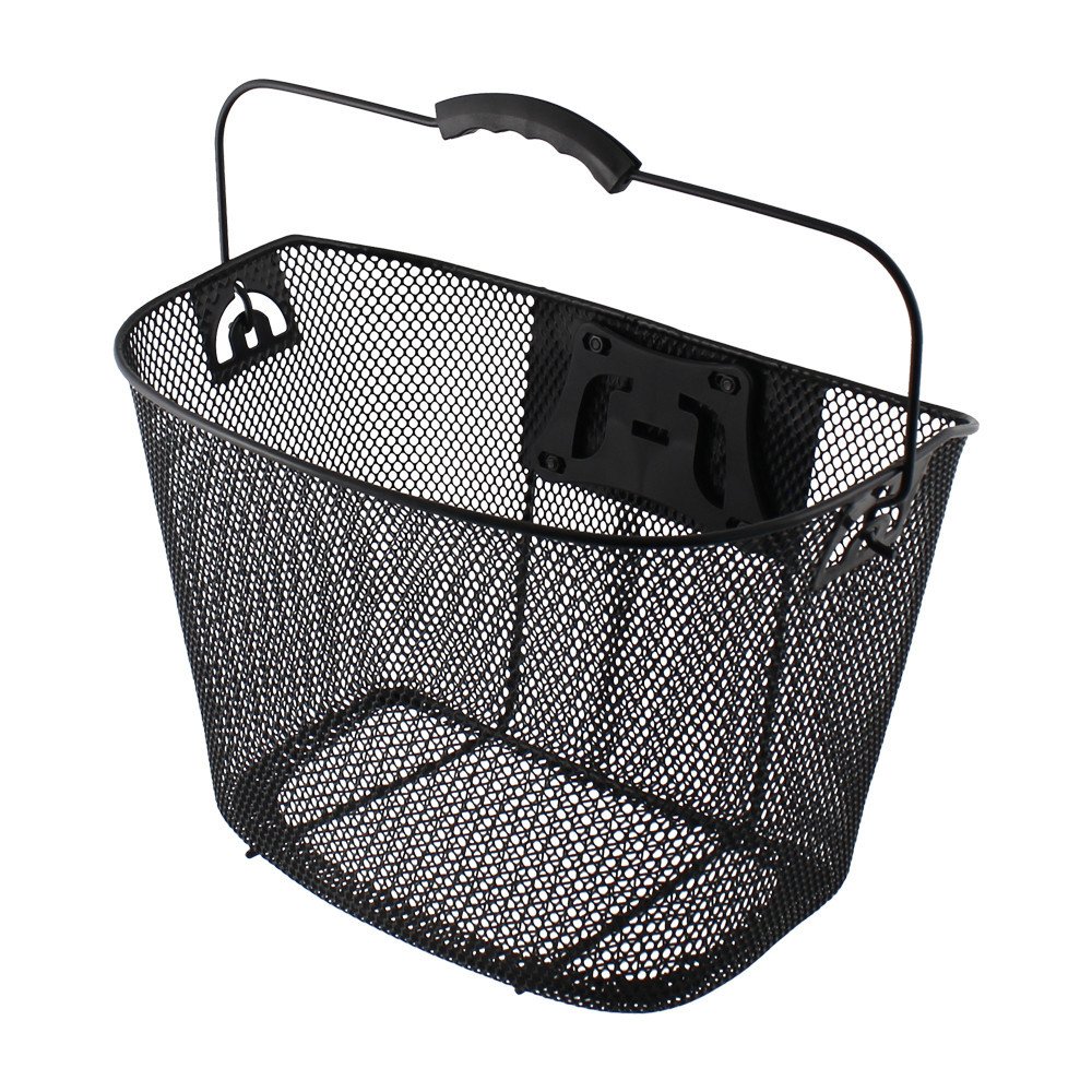 Easy Front basket STANDARD WITH CLIP - black