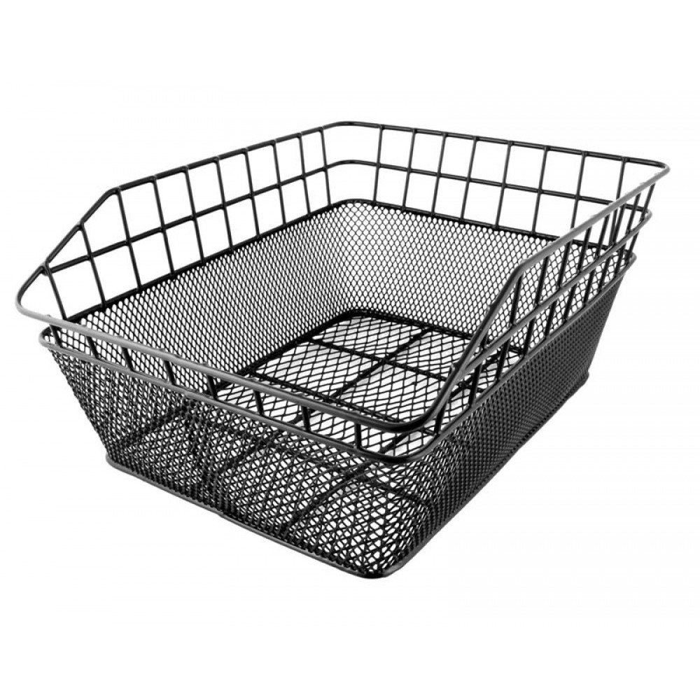 Easy Rear basket DOUBLE MESH - black