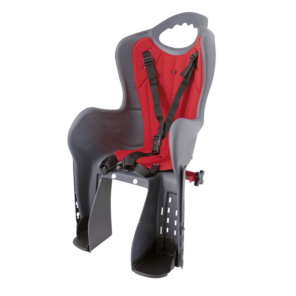 Htp Rear child bike seat ELIBAS rack mount - anthracite red