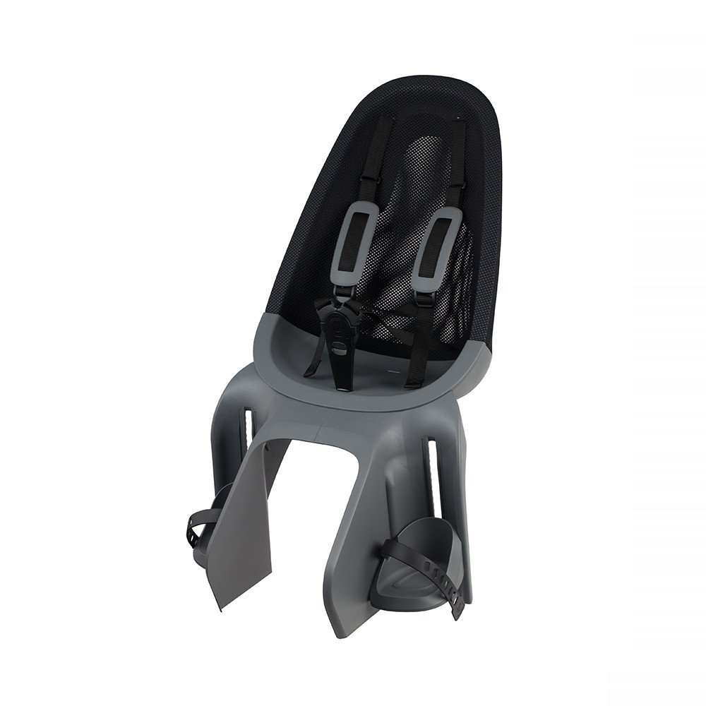 Qibbel Rear child bike seat AIR REAR rack mount - black silver